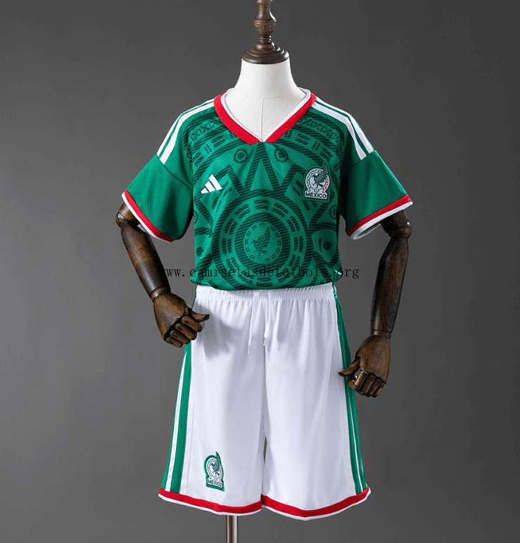 Camiseta México Primera Equipación 2026 Niño Pide ahora este descuento estupendo