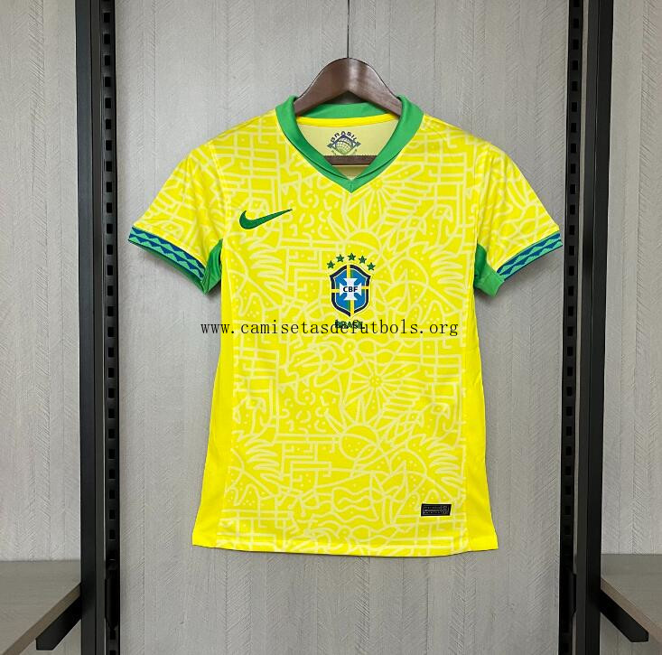 Camiseta Brasil Primera Equipación 24/25 Mujer Consigue este rebajón asequible