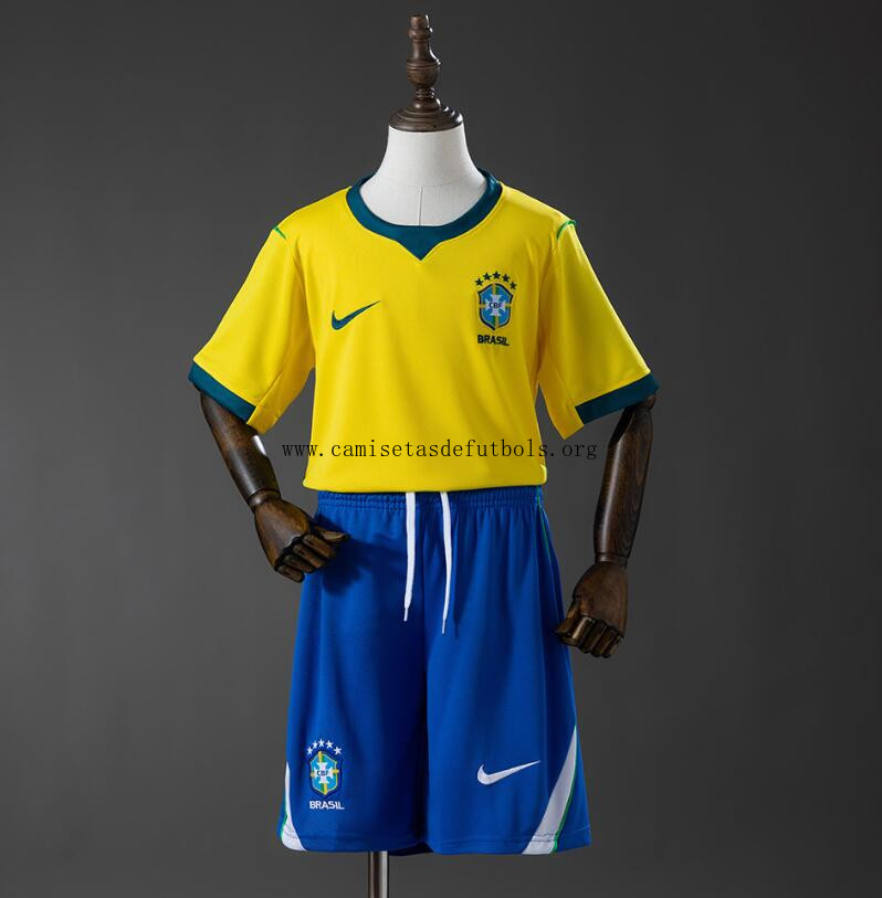 Camiseta Brasil Primera Equipación 2026 Niño ¡¡Cómo bicoca, pide ahora!