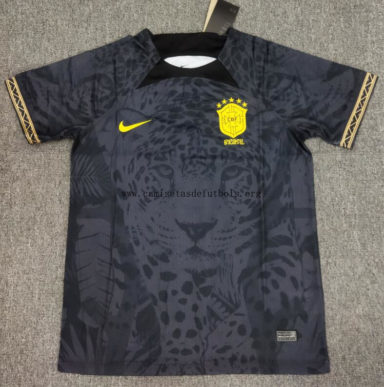 Camiseta Brasil Negro 2025 ¡¡Qué extraordinario bicoca con devolución gratis!