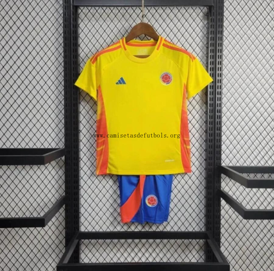 Camiseta Colombia Primera Equipación 2024 Niño Oferta brutal calidad asegurada