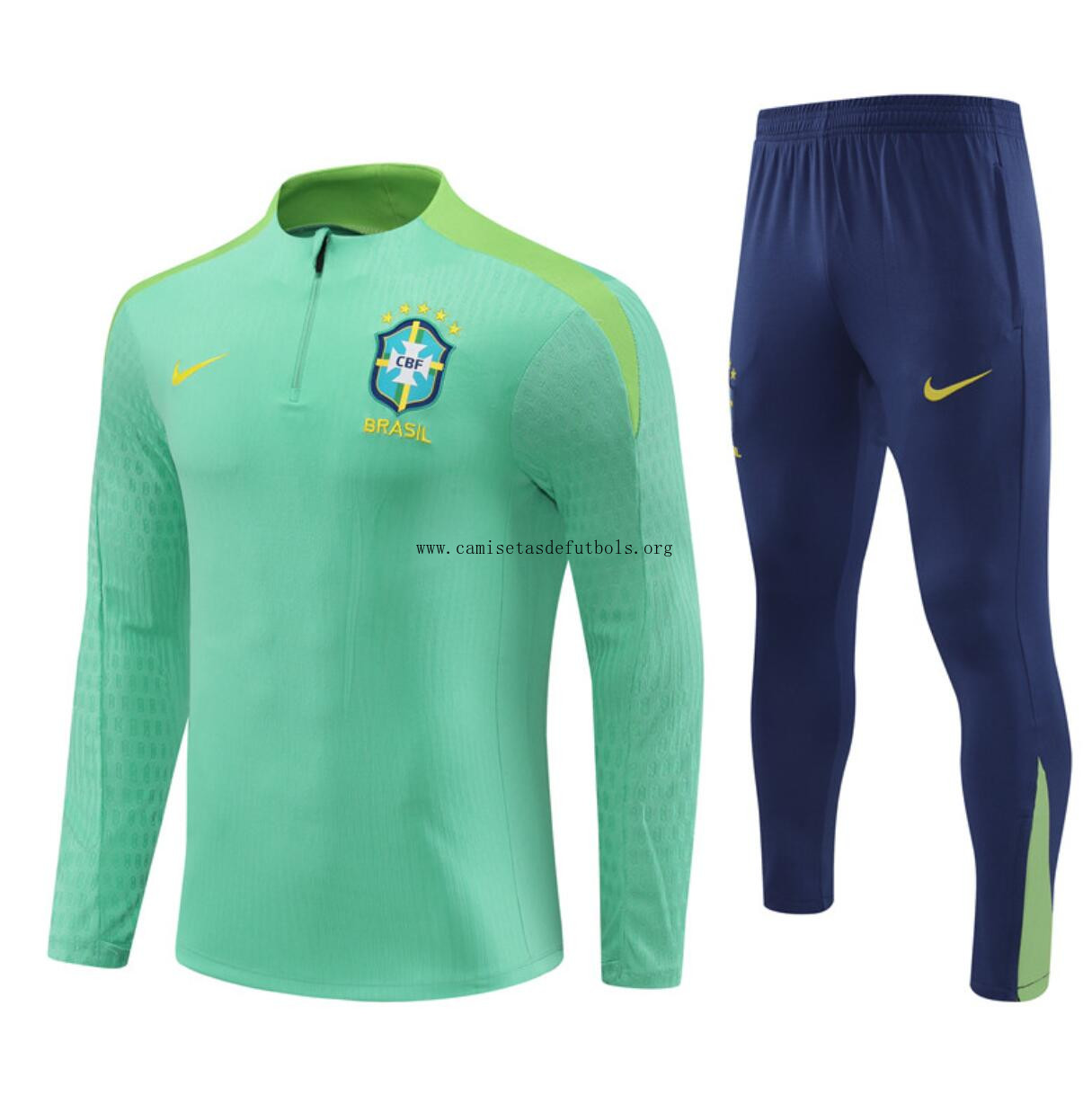 Camisetas BRASIL Pre-Match (Hombre/Niño) 24/25 + Pantalones Extraordinario gangaza, aprovéchala ya como nunca