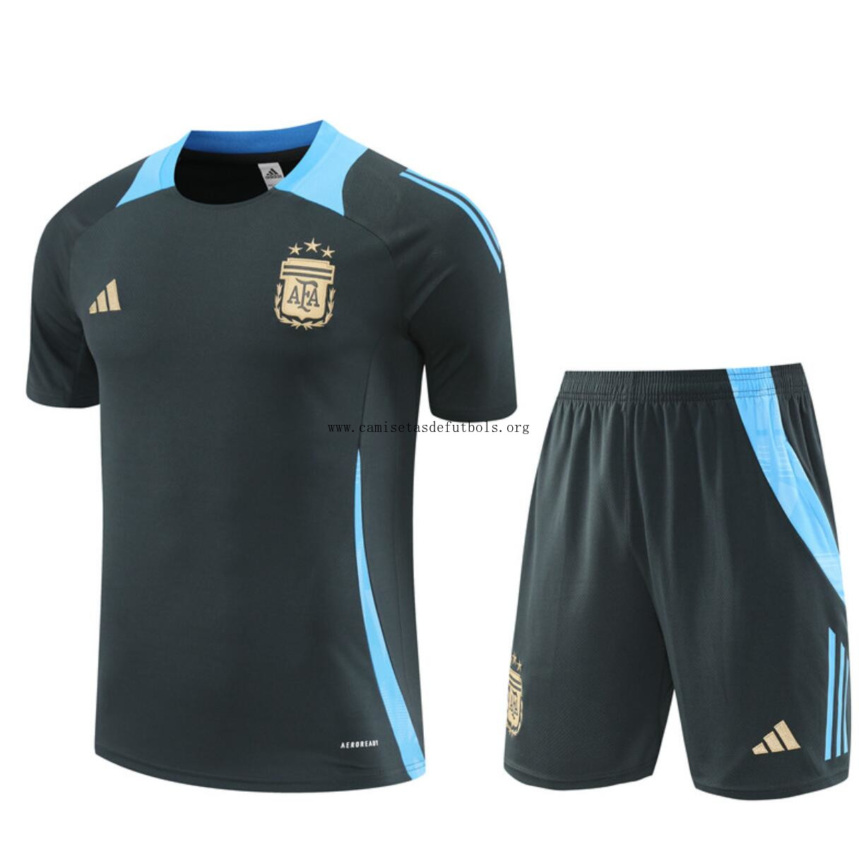 Camiseta ARGENTINA Pre-Match (Hombre/Niño) 2024/25 + Pantalones Ganga, date prisa