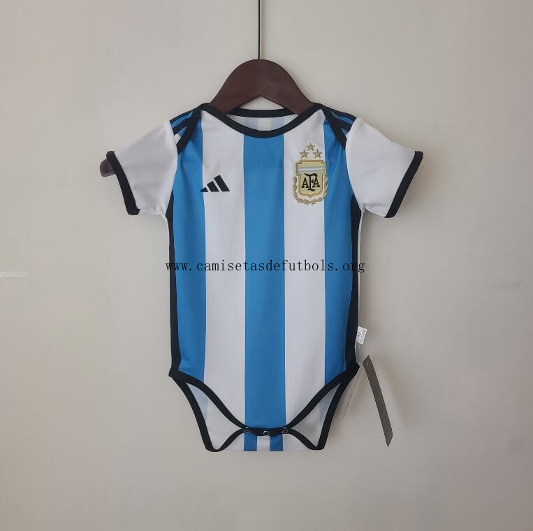 Miniconjunto Baby Argentina Primera Equipación 22/23 3 Estrellas No lo dejes escapar este oferta bestial
