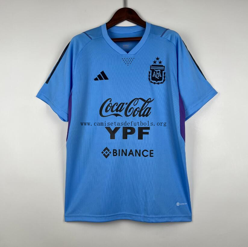 Camiseta Argentina FC Pre-Match Azul 2023 Aprovéchalo este descuento irrisorio