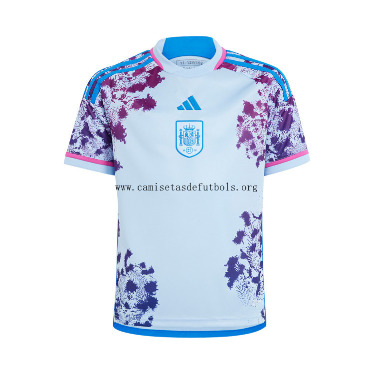 Camiseta España Segunda Equipación Mundial Femenino 2023 Bestial descuento, llévatelo de derribo