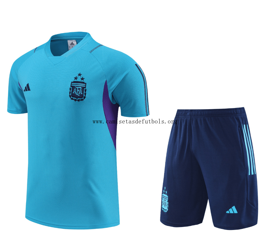Camiseta FC Argentina Pre-Match 23/24 Azul + Pantalones ¡¡Vaya tirado gangaza antes de que se acabe!