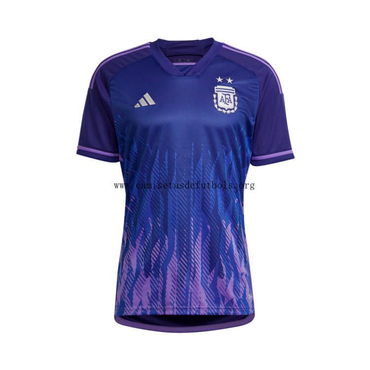 Camiseta Argentina Segunda Equipación Mundial Qatar 2022 Simbólico saldazo, aprovéchalo sin competencia