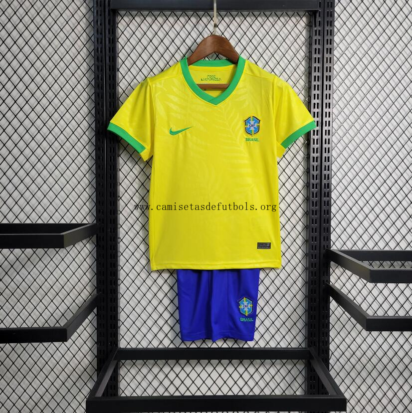 Camiseta Brasil Primera Equipación Mundial Femenino 2023 Niño Liquidación, aprovéchala ya