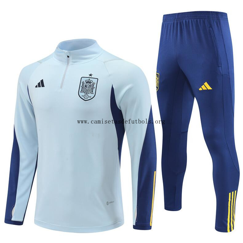 Sudadera entrenamiento FC España 22/23 Azul Chollazo económico con devolución gratis