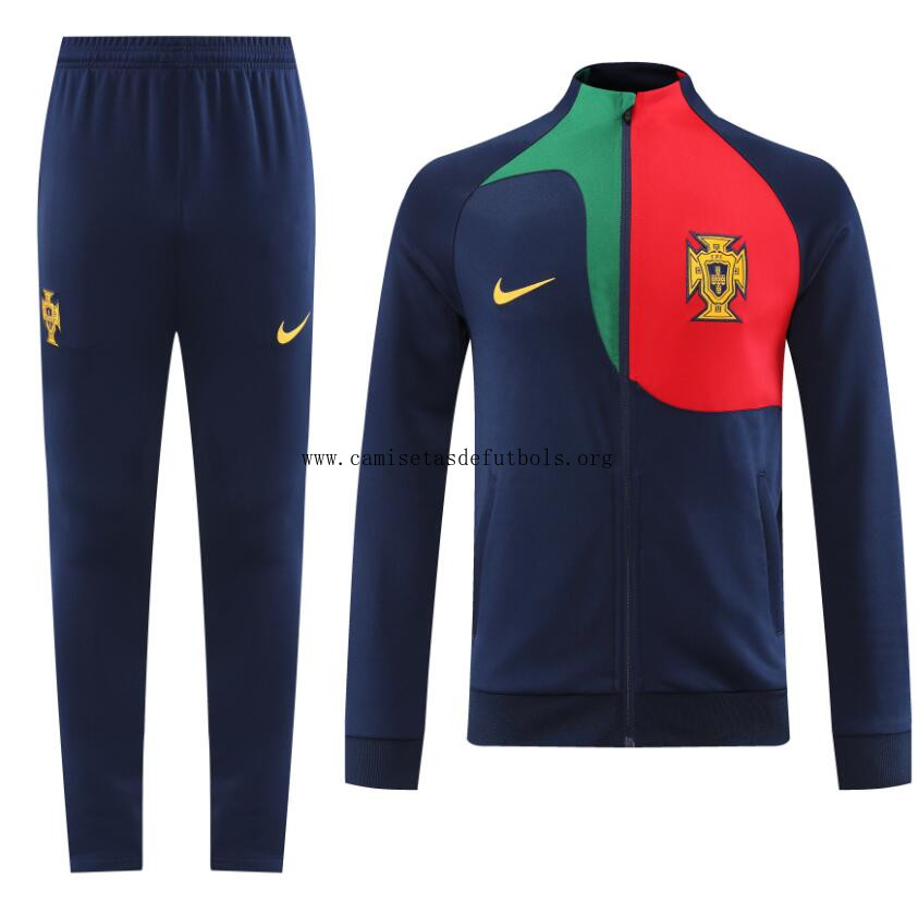 Chaqueta De Chándal Portugal Azul Marino 2022 Bestial ganga, dispara en todo el mercado