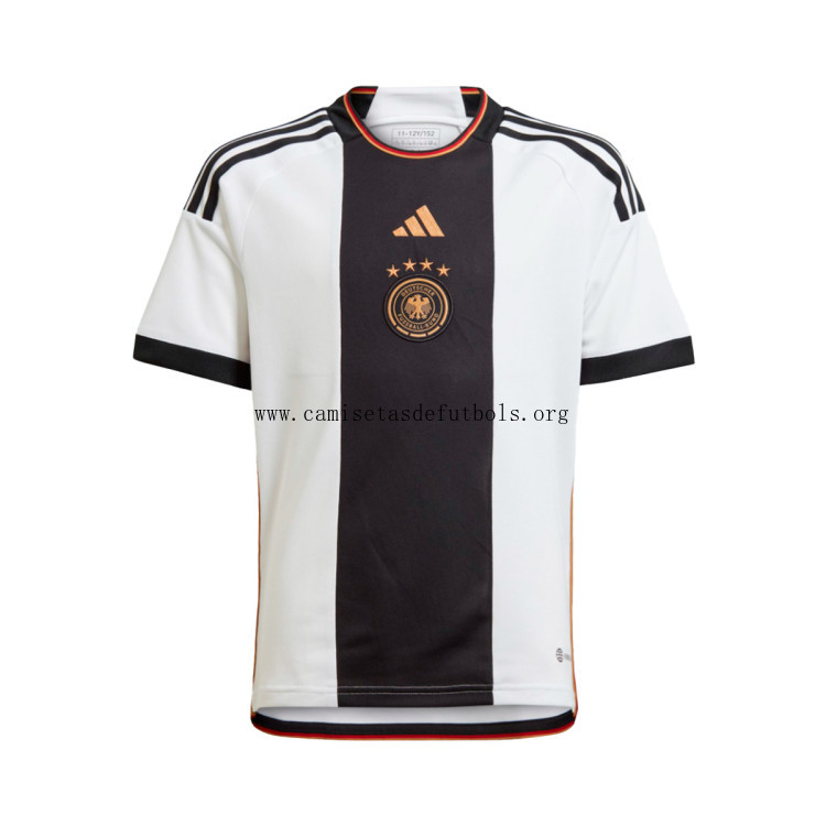 Camiseta Alemania Primera Equipación Mundial Qatar 2022 Niño Gangaza divino de risa