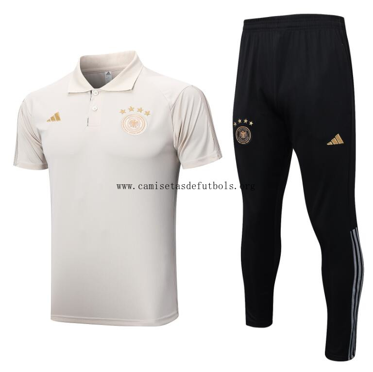 Polo Alemania Pre-Match Beige 22/23 + Pantalones ¡¡Cómo chollo, benefíciate! Polo Alemania Pre-Match Beige 22/23 + Pantalones ¡¡Cómo chollo, benefíciate!