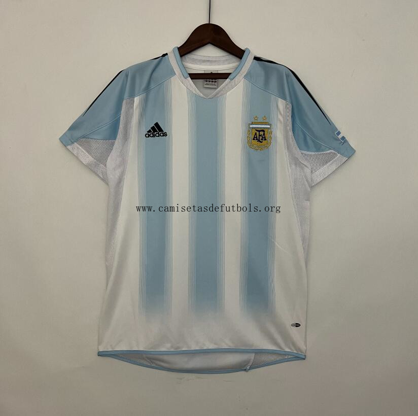Camiseta Retro Argentina Primera Equipación 04/05 Benefíciate calidad asegurada