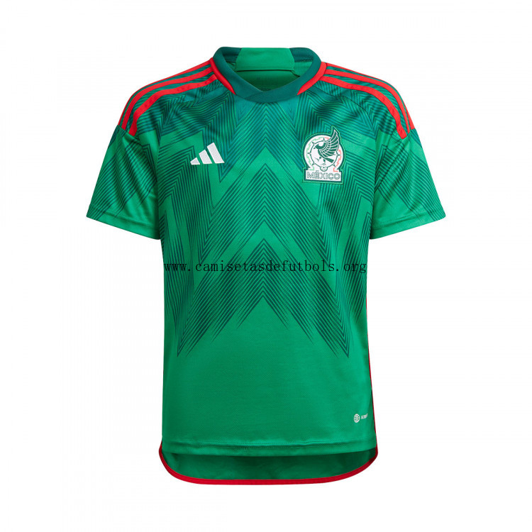 Camiseta México Primera Equipación Mundial Qatar 2022 Niño ¡¡Cómo bicoca, cógelo!