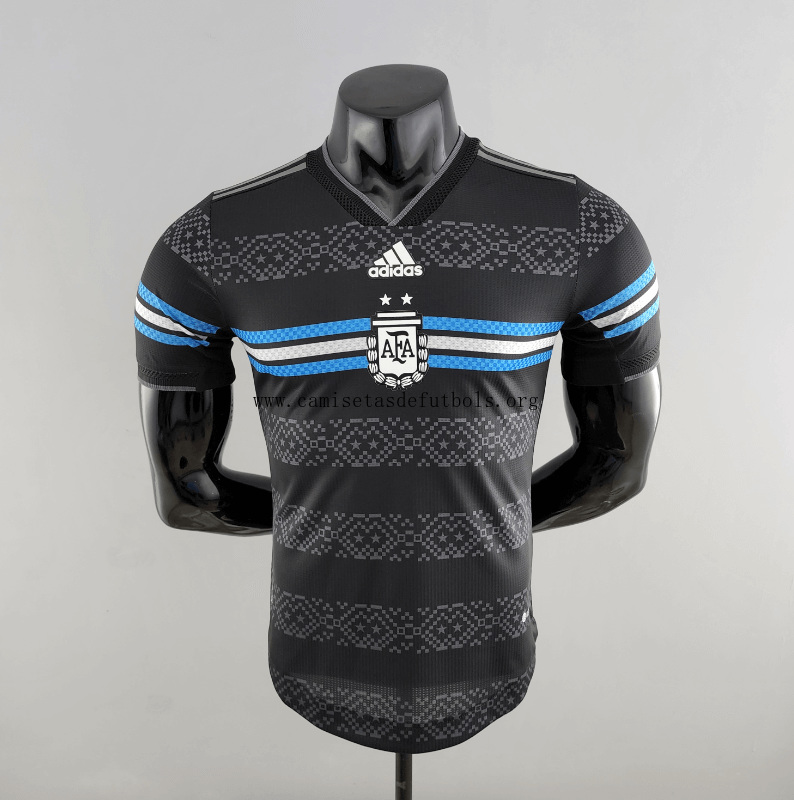 Camiseta Argentina Negra 2022 Activa de risa