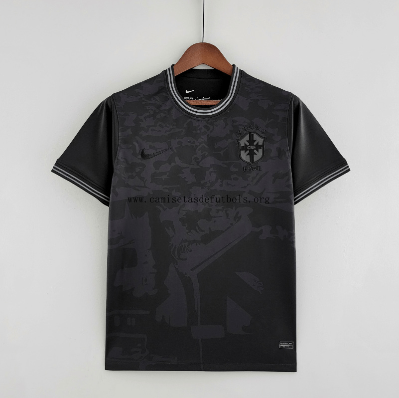 CAMISETA BRASIL 2022 Negro ¡¡Menudo/a prodigioso saldazo de campeonato!