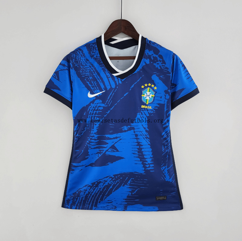 Camiseta 2022 Brazil Clásica Azul Mujer Aprovéchala ya este chollo insuperable