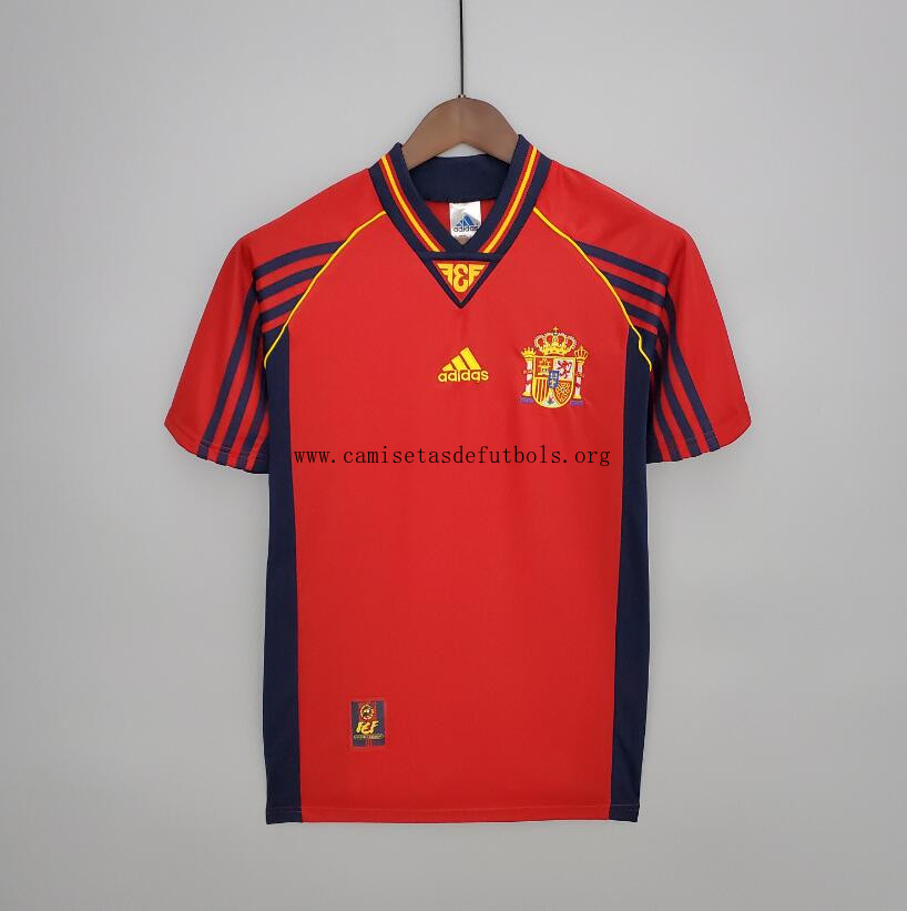 Camiseta Retro España Primera Equipación 1998 ¡¡Vaya justo descuentazo por tiempo limitado!