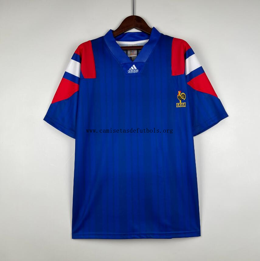 Camiseta Retro France Primera Equipación 92/94 No lo dejes escapar este ofertón extraordinario