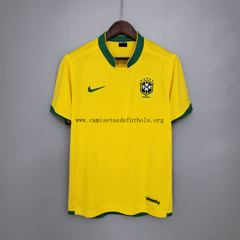 Camiseta Brasil Retro Primera Equipación 2006 Chollo prodigioso en toda la red