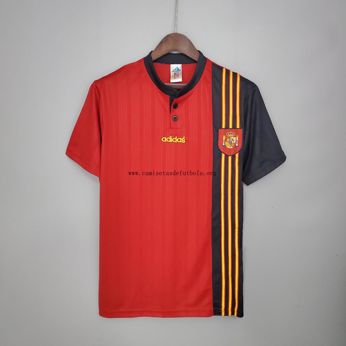 Camiseta Retro España 1ª Equipación 1996 Celestial rebaja, hazte con él calidad asegurada