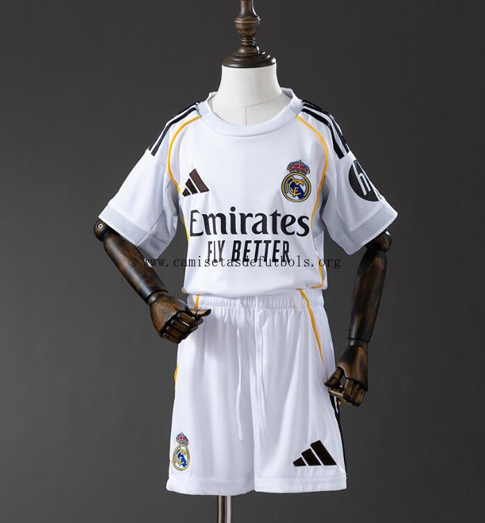 Camiseta Real Madrid Primera Equipación 25/26 Niño ¡¡Menudo/a celestial descuentazo hasta fin de existencias!