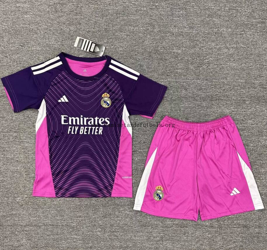 Camiseta Real Madrid Portero (Hombre/Niño) Púrpura 25/26 ¡¡Cómo descuentazo, reserva!
