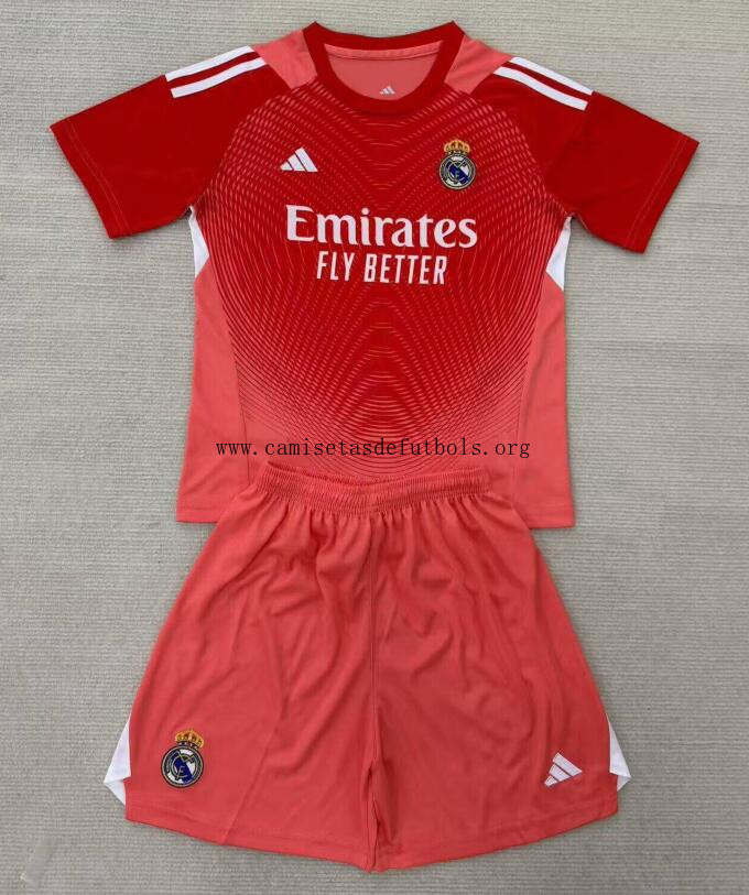 Camiseta Real Madrid Portero (Hombre/Niño) Rojo 25/26 Gasta menos hasta fin de existencias