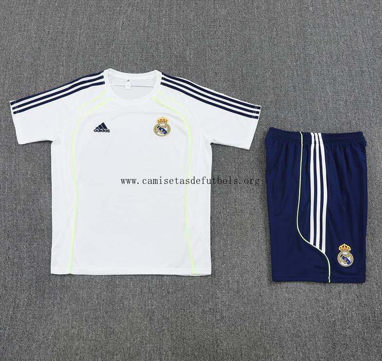 Camiseta Real Madrid (Hombre/Niño) Blanco 2025/2026 + Pantalones Corre a por él antes de que se acabe