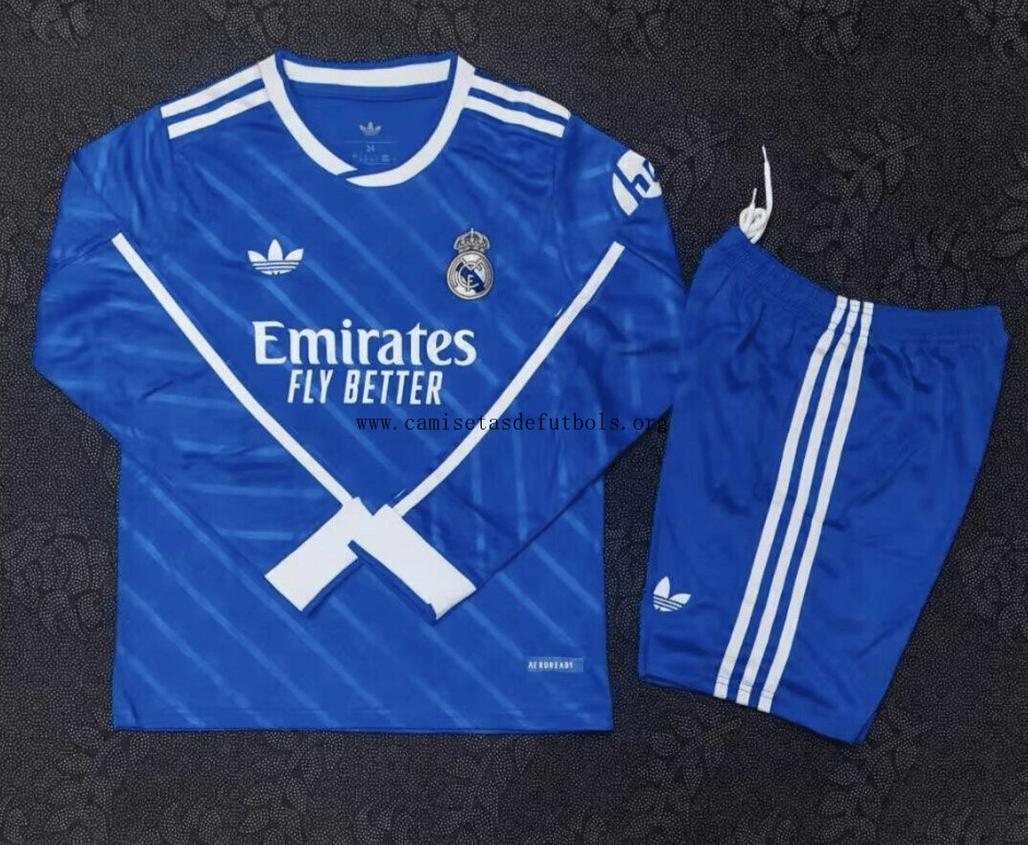 Camiseta Real Madrid 3ª Equipación 25/26 ML Niño ¡¡Qué alucinante descuento de risa!