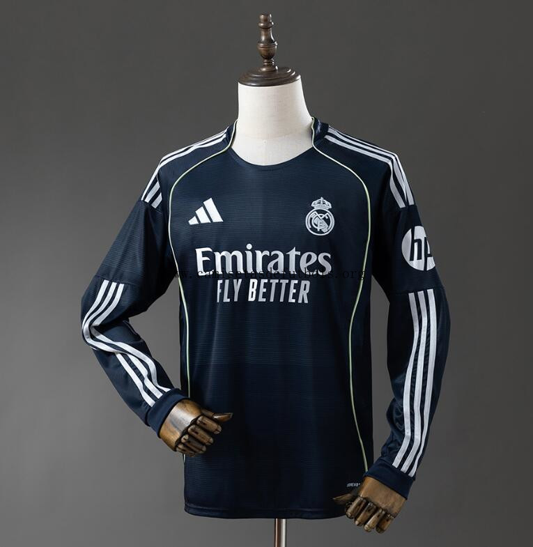 Camiseta Real Madrid 2ª Equipación 25/26 ML ¡¡Cómo regalado bicoca de campeonato!