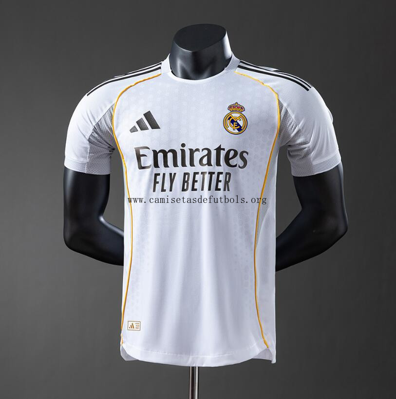 Camiseta Real Madrid 1ª Equipación 25/26 Authentic Preciaco espectacular