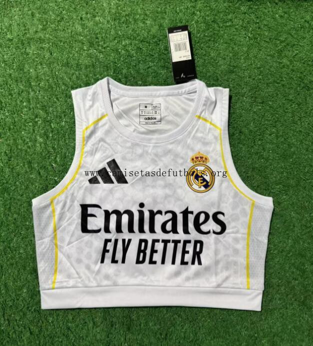 Camiseta Corta Sin Mangas Real Madrid Femenino Atrapa este ahorro bestial