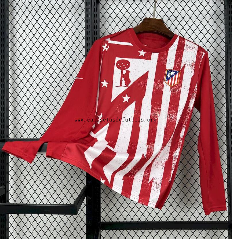 Camiseta Atlético Madrid Pre-Match 25/26 ML Divino descuentazo, date prisa antes de que se acabe