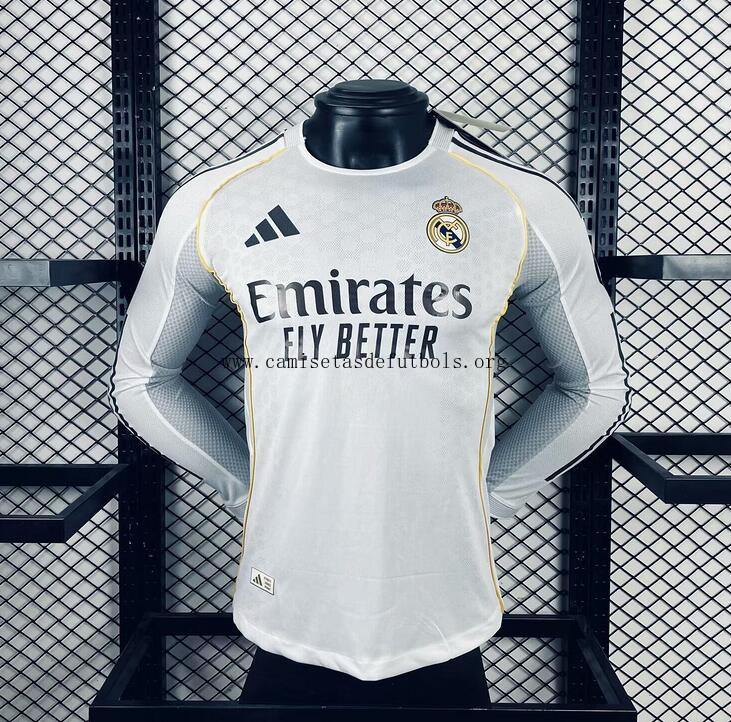 Camiseta Real Madrid 1ª Equipación ML 2025/2026 ¡¡Cómo bestia saldazo de derribo!