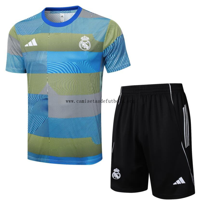 Camiseta Real Madrid Pre-Match 25/26 + Pantalones Saldo rebajado de outlet