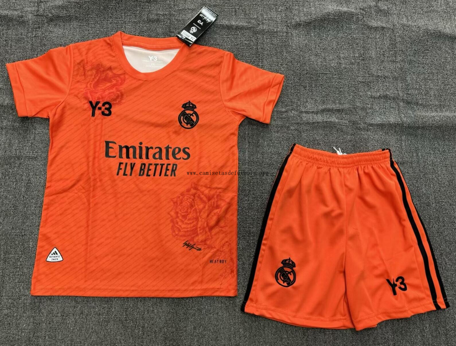 Camiseta Real Madrid Y-3 Portero Naranja 24/25 Niño ¡¡Cómo genial saldo como nunca!