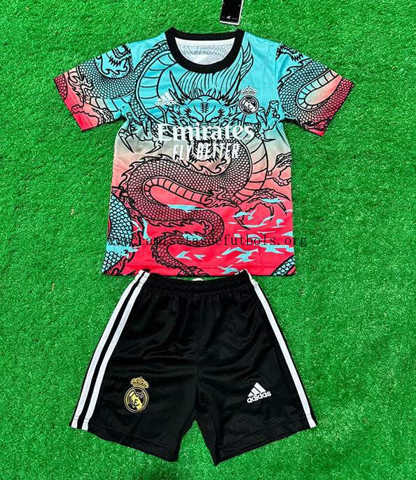 Camiseta Real Madrid Edición Especial AZUL ROJO 24/25 Niño Precio, llévatelo