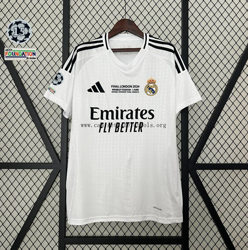 Camiseta Real Madrid Final Primera Equipación 24/25 Chollazo transparente de colección