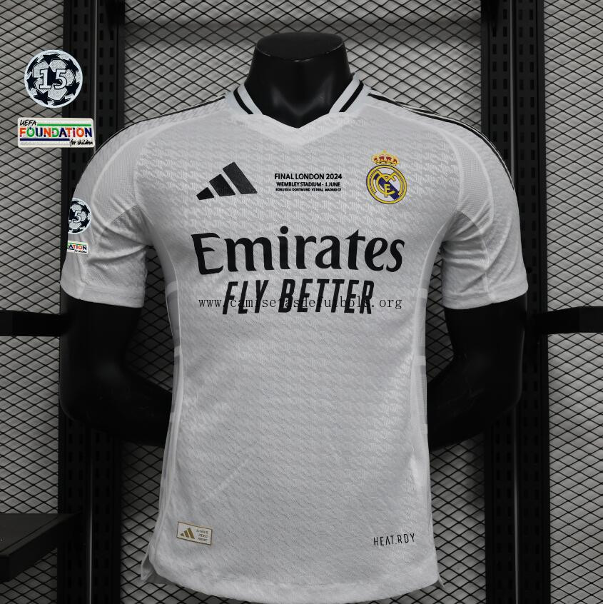Camiseta Real Madrid Final Primera Equipación 24/25 Authentic ¡¡Qué regalado oferta por tiempo limitado!