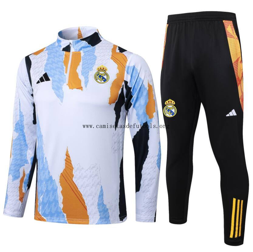 Chandals Real Madrid (Hombre/Niño) Blanco 25/26 + Pantalones ¡¡Vaya excelente ganga sin competencia!