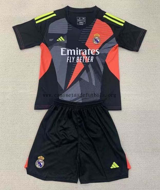 Camiseta Real Madrid Portero Negro 24/25 Niño Ganga, no lo pienses
