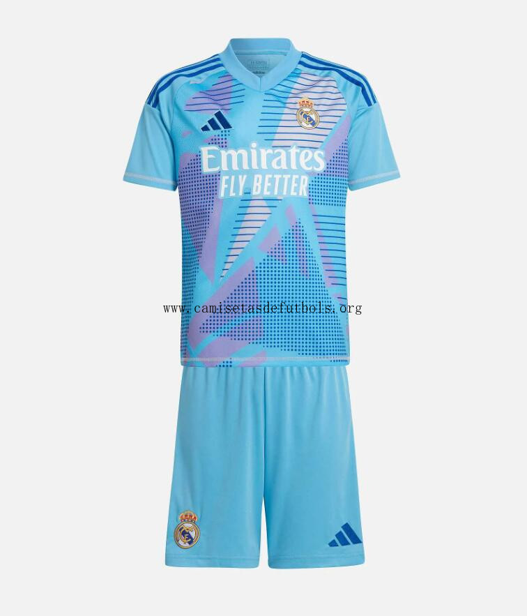 Camiseta Real Madrid Portero Azul 24/25 Niño Transparente ganga, pide ahora de colección