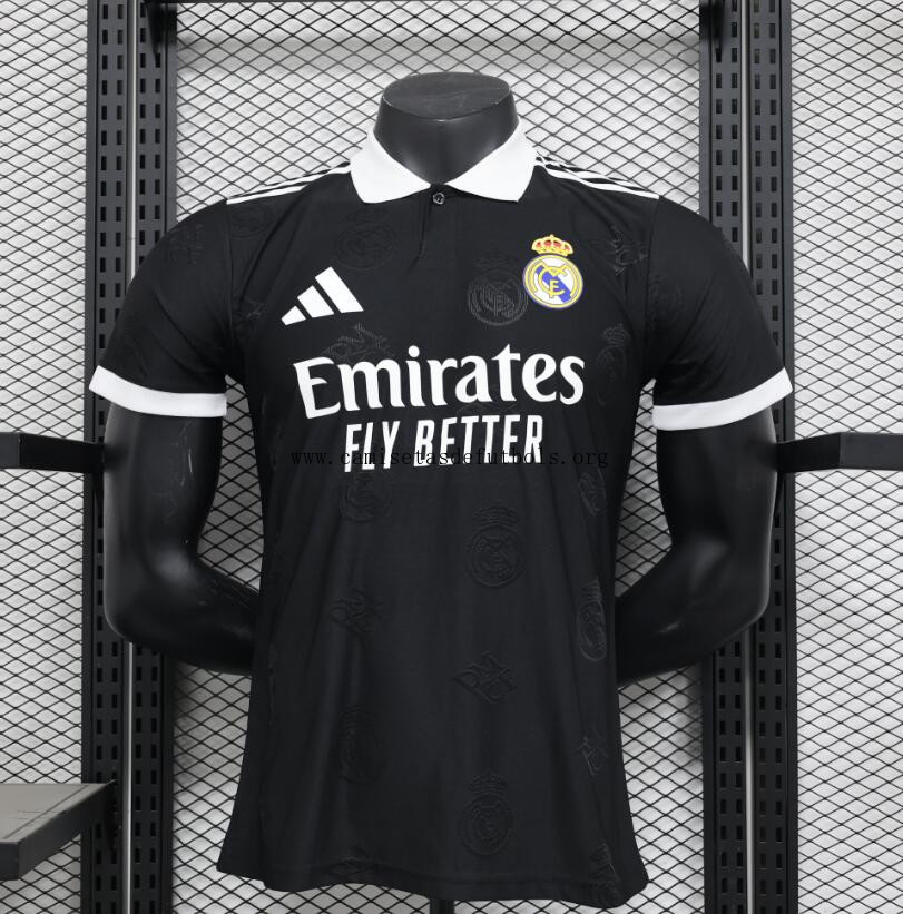 Camise Real Madrid Special Edition Negro 25/26 Descuento regalado
