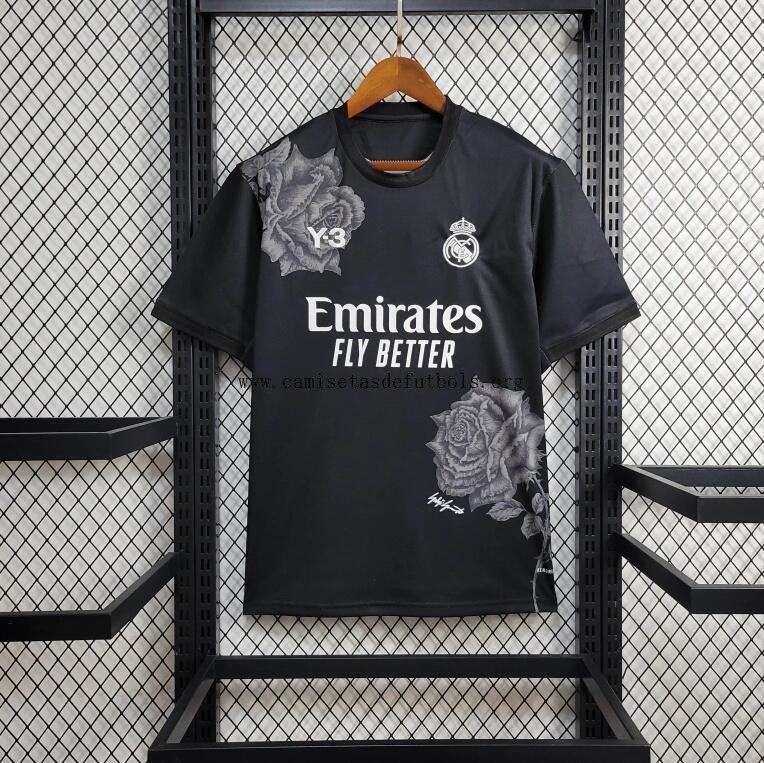 Camiseta Real Madrid Edición Especial Y-3 Negro 24/25 Chollo asequible