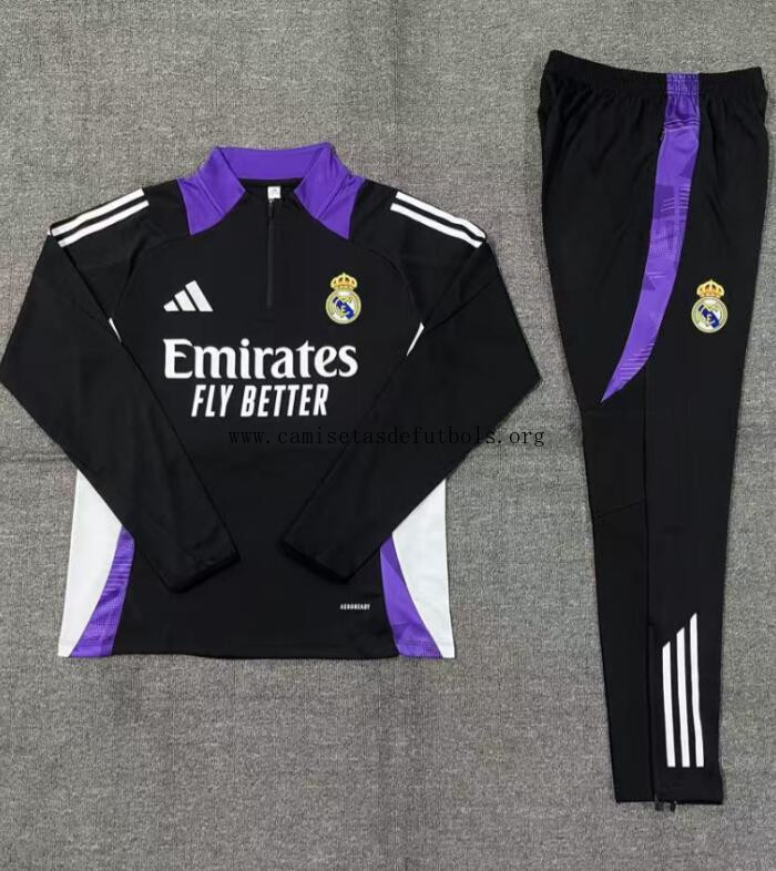 Chandals Real Madrid (Hombre/Niño) Púrpura 24/25 + Pantalones Oferta maravilloso sin intermediarios
