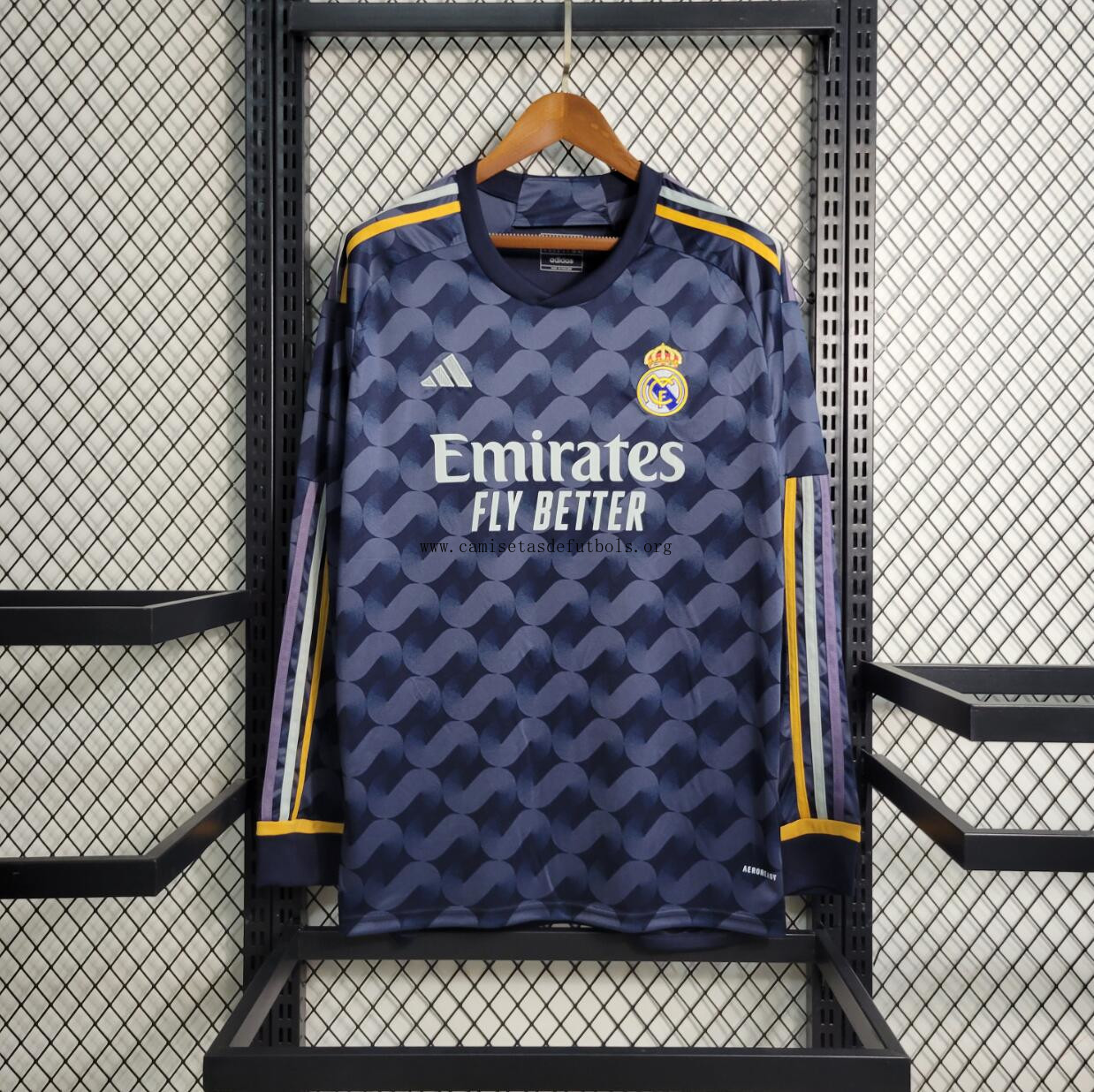 Camiseta Real Madrid 2ª Equipación 23/24 ML Aprovéchala ya este descuento sensacional