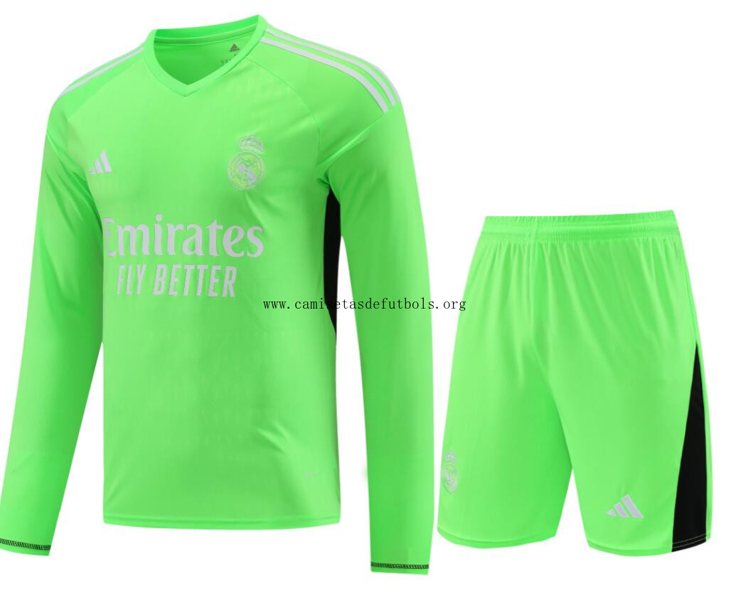 Camiseta Portero Real Madrid 2023-2024 Verde ML ¡¡Vaya simbólico bicoca de outlet!