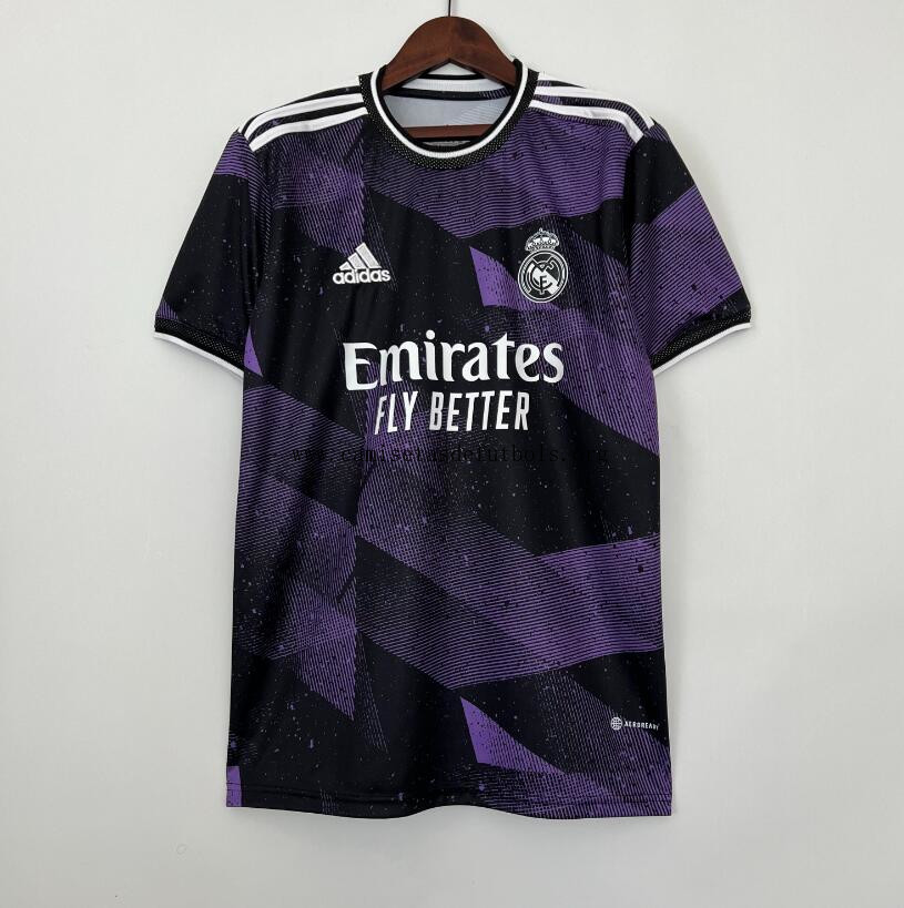 Camiseta Real Madrid Morado 23/24 Descuento divino con devolución gratis